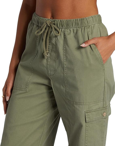 Roxy Women's Khaki Cargo Pant  |Roxy In  Lebanon