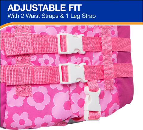 SwimWays Barbie - Kids Pink Life Vest - 33-55 lbs | SwimWays In Lebanon