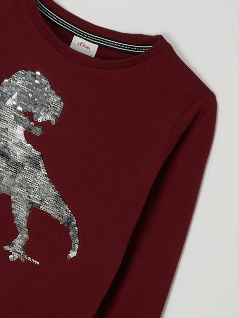 S.Oliver Boy's Burgundy Long-Sleeve Blouse |S.Oliver in Lebanon