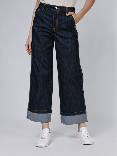 Tommy Hilfiger Women's Navy Wide-Leg Jeans | Tommy Hilfiger In Lebanon
