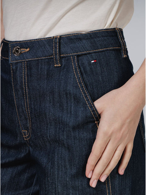 Tommy Hilfiger Women's Navy Wide-Leg Jeans | Tommy Hilfiger In Lebanon