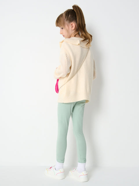 Sinsay Girl's Mint Green Leggings | Sinsay In Lebanon