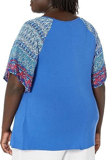 Loralette Women's Dark Blue T-Shirt AMZ13
