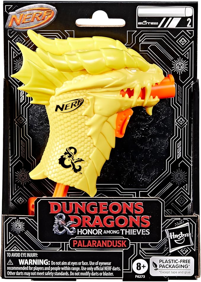 NERF Microshots Dungeons & Dragons Palarandusk Blaster tg1106
