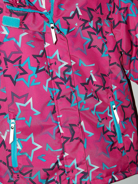 Sinsay Girl's Fuchsia Printed Insulated Jacket | Sinsay In Lebanon