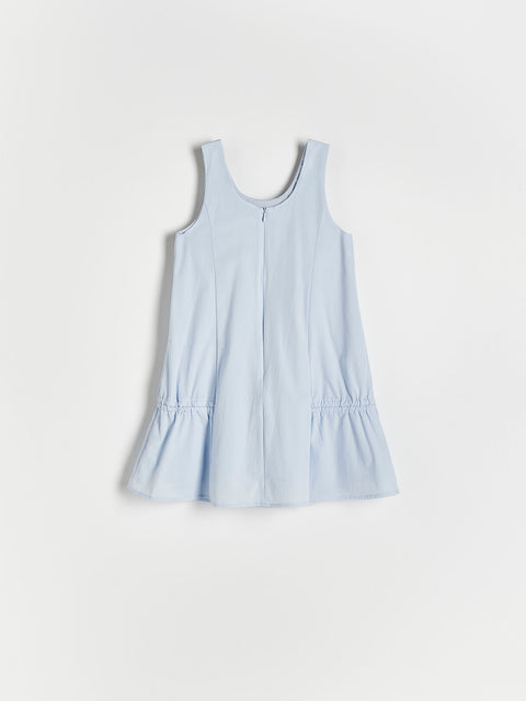 Reserved Girl's Light Blue Dress With Cuffs | Reserved In Lebanon