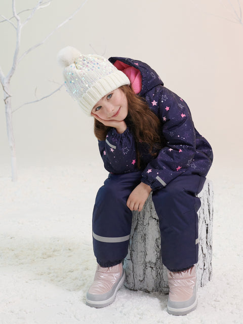 Sinsay Girl's Navy Blue Insulated Snowsuit | Sinsay In Lebanon