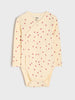 Sinsay baby girl plum/beige 2-pack bodysuits AYA