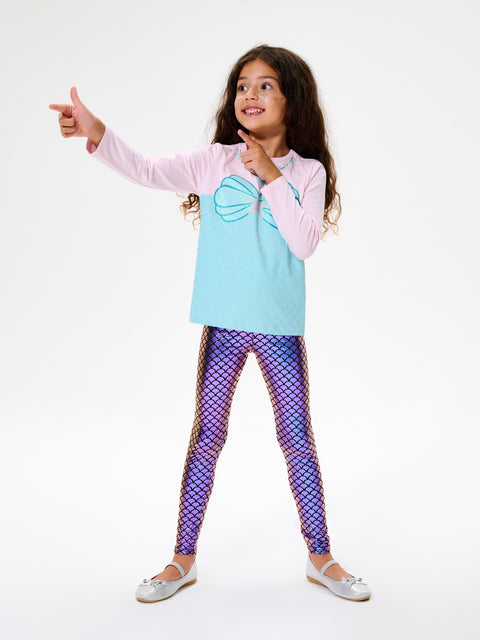 Sinsay Baby Girl's Dark Violet Legging | Sinsay in Lebanon