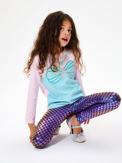 Sinsay Baby Girl's Dark Violet Legging | Sinsay in Lebanon