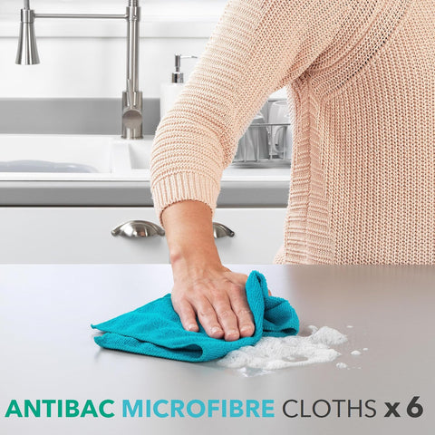 Beldray Anti bacteria Microfiber Cleaning Cloth 6pcs | Beldray In Lebanon