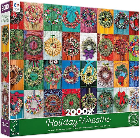 Ceaco Holiday Wreaths Jigsaw Puzzle | Ceaco In Lebanon