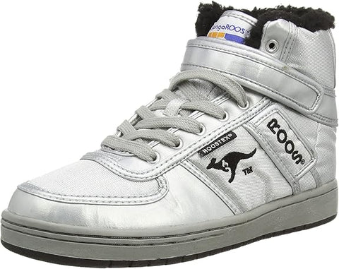 KangaRoos Roostex Women's Silver Hi-Top Sneakers | KangaRoos In Lebanon