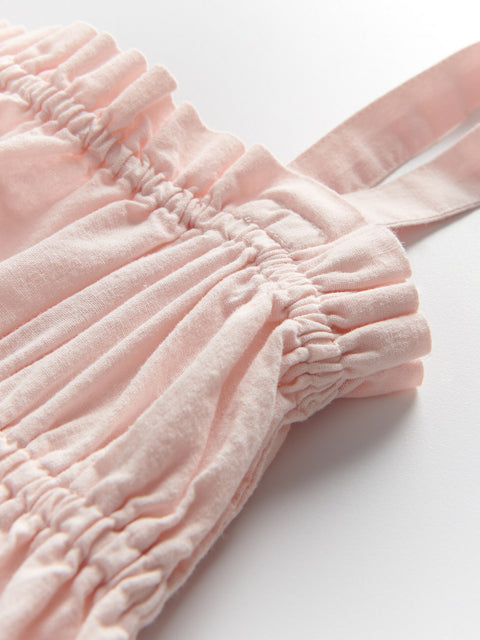 Reserved Girl's Pink Cotton Sleeveless Dress | Reserved In Lebanon