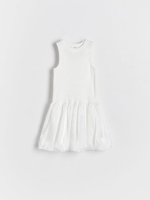 Reserved Girl's White Cotton Sleeveless Dress | Reserved In Lebanon