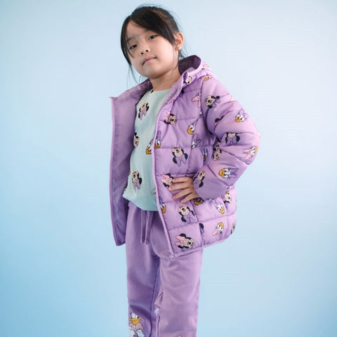 Sinsay Girl's Lavender Minnie Mouse Light Weight Jacket | Sinsay In Lebanon