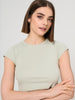Sinsay Women's Mint Green Crop Top | Sinsay In Lebanon
