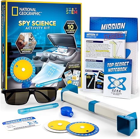 National Geographic Spy Science Activity Kit 10 Top Secret Missions | National Geographic In Lebanon