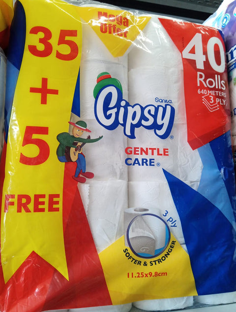 GIPSY TOILET PAPER 35+5(Free) ROLL | Sanita In Lebanon