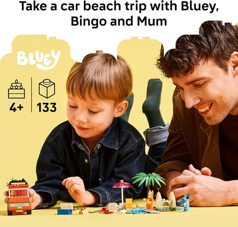 Lego Bluey’s Beach & Family Car Trip Toddler Learning Toy|Lego In Lebanon