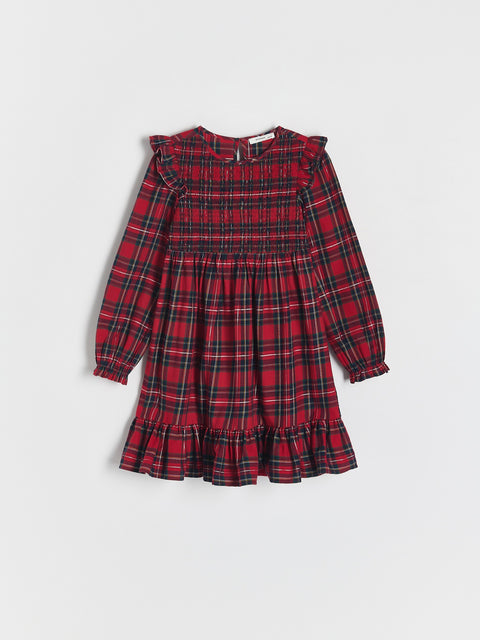 Reserved Girl's Multicolor Checked Dress | Reserved In Lebanon
