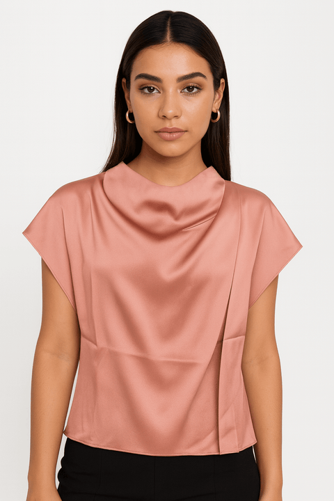 Asos Design Women's Rose Pink Blouse ANF642