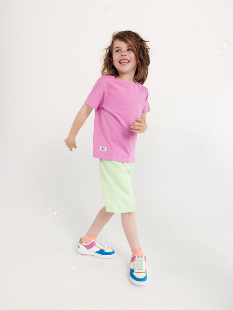 Reserved Boy's Light Green Plain Basic Short | Reserved In Lebanon