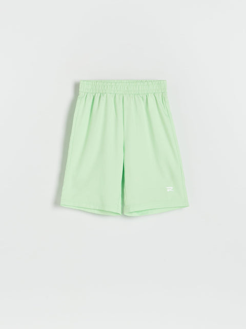 Reserved Boy's Light Green Plain Basic Short | Reserved In Lebanon