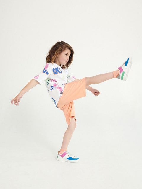 Reserved Boy's Coral Plain Basic Shorts|Reserved In Lebanon