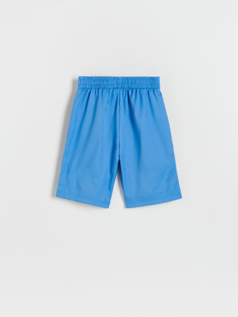 Sinsay Boy's Blue Plain Basic Shorts | Sinsay In Lebanon