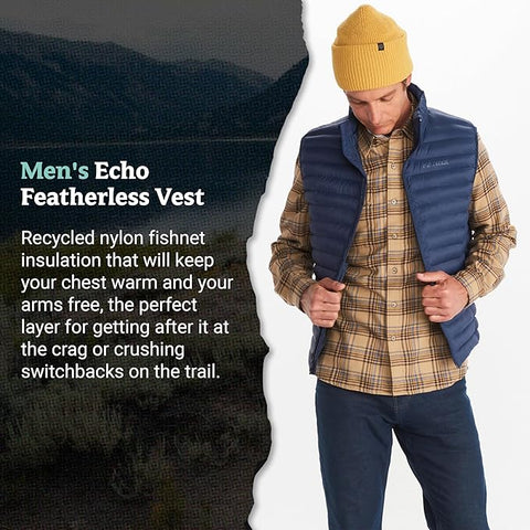 Marmot Men's Navy Echo Featherless Vest | Marmot In Lebanon