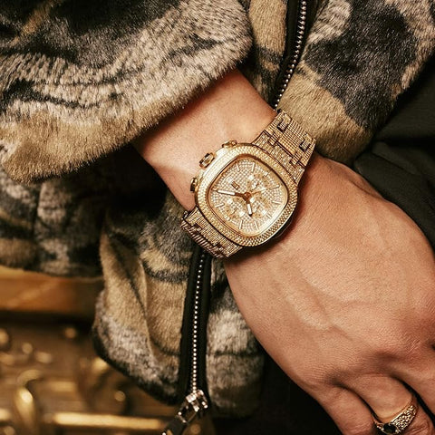 JBW Men's Diamond Quartz Watch in 18k Gold-plated Stainless-steel | JBW In Lebanon