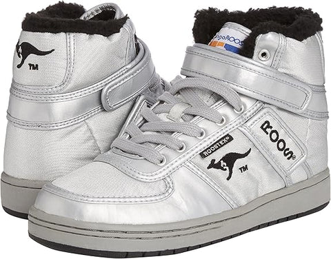 KangaRoos Roostex Women's Silver Hi-Top Sneakers | KangaRoos In Lebanon
