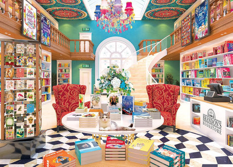 RoseArt Kodak Premium Brandon's Bookstore 3000 Piece Jigsaw Puzzle|RoseArt In Lebanon