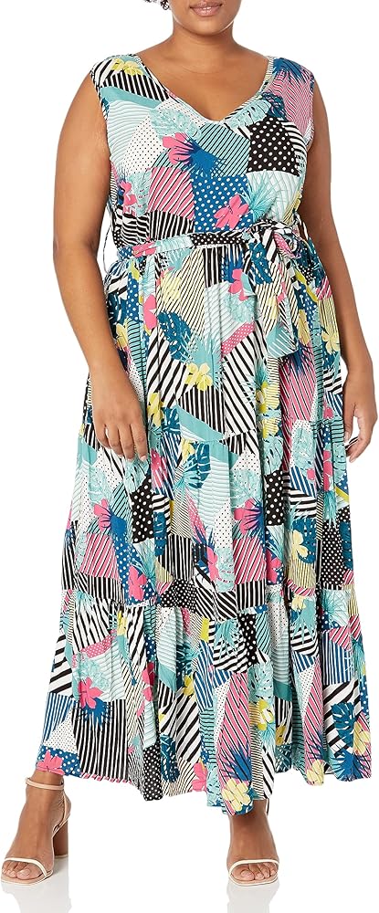 LORALETTE Women's Multicolor Dress AMZ200