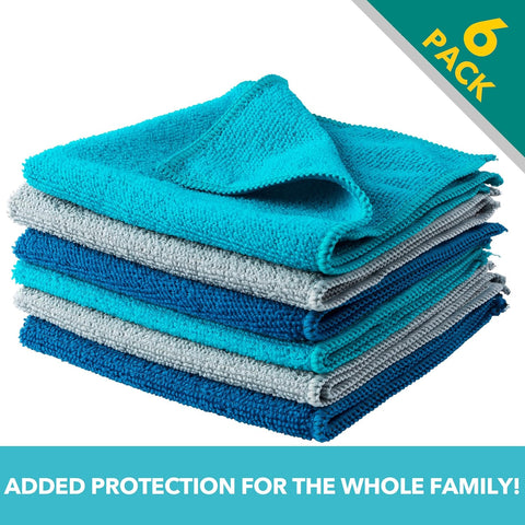 Beldray Anti bacteria Microfiber Cleaning Cloth 6pcs | Beldray In Lebanon