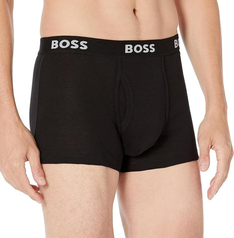 Boss Men's Black 5-pack Authentic Cotton Trunks | Boss In Lebanon