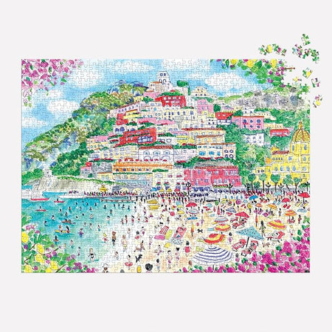 Galison Coast Of Italy 1000 Piece Michael Storrings Jigsaw Puzzle | Galison In Lebanon