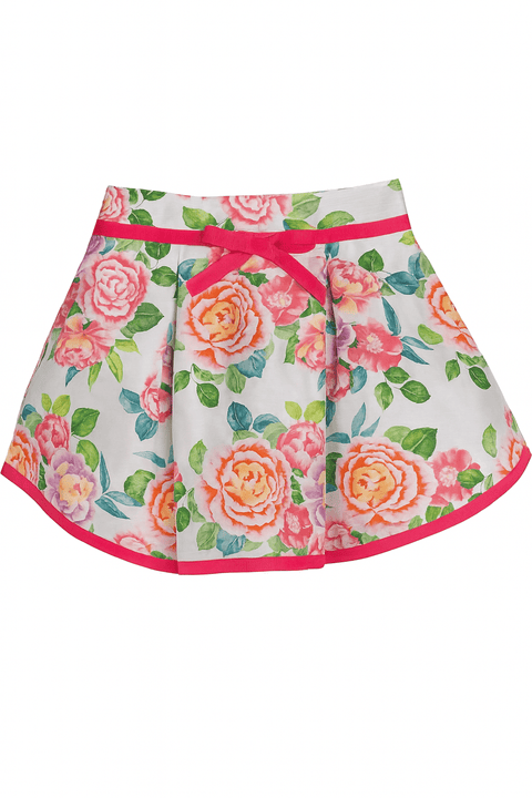 Boboli Baby Girl's Floral Mini Skirt| Boboli in Lebanon