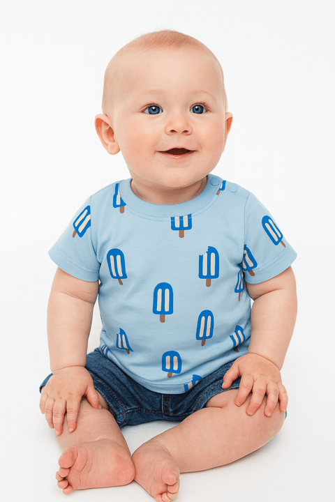 Cotton On Baby Boy's  Blue T-Shirt   |Cotton On In Lebanon