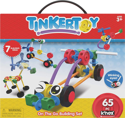 TINKERTOY On The Go Building Set - 65 Parts | TINKERTOY In Lebanon