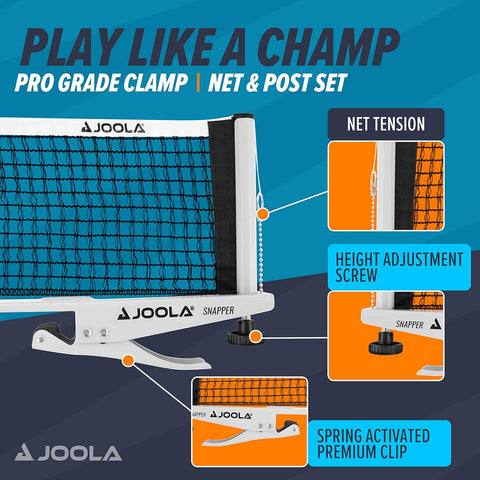JOOLA Snapper Professional Table Tennis Net and Post Set with Carrying Case | JOOLA In Lebanon