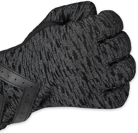 Isotoner Signature Women's Black  Spandex Shortie with Chevron Detail Gloves  | Isotoner Signature  in Lebanon