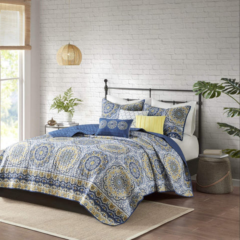 Madison Park Multicolor Printed King/Cal King 6 Piece Coverlet Bedding Set |Madison Park In Lebanon