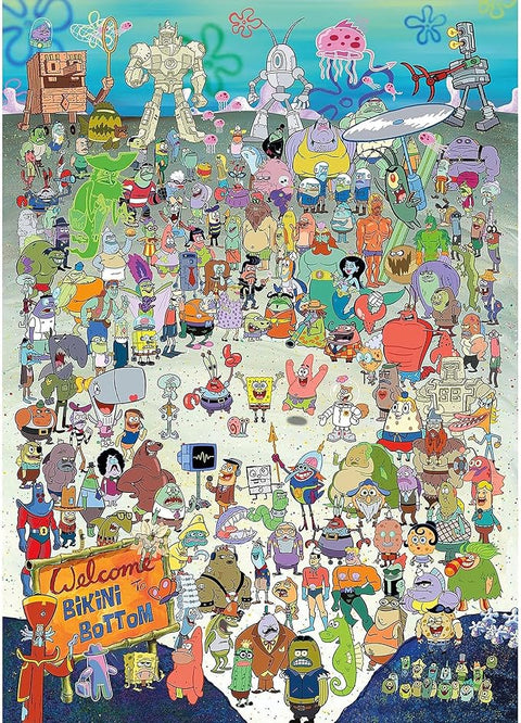 Aquarius Sponge Bob Square Pants 1000pcs Puzzle | Aquarius In Lebanon