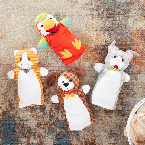 Melissa & Doug Playful Pets Hand Puppets (Set of 4) | Melissa & Doug In Lebanon