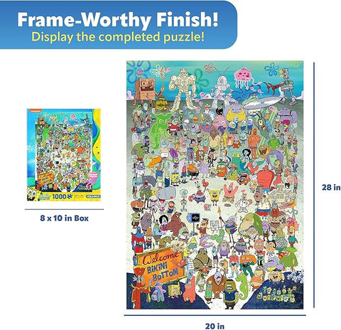 Aquarius Sponge Bob Square Pants 1000pcs Puzzle | Aquarius In Lebanon