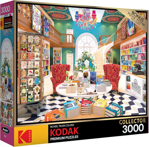 RoseArt Kodak Premium Brandon's Bookstore 3000 Piece Jigsaw Puzzle|RoseArt In Lebanon