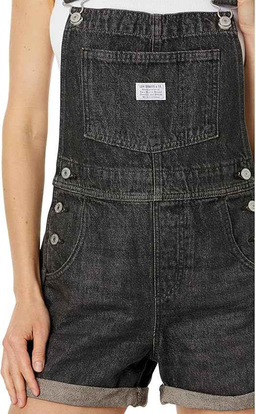 Levi's Women's Washed Black Premium Vintage Denim Romper | Levi's In Lebanon