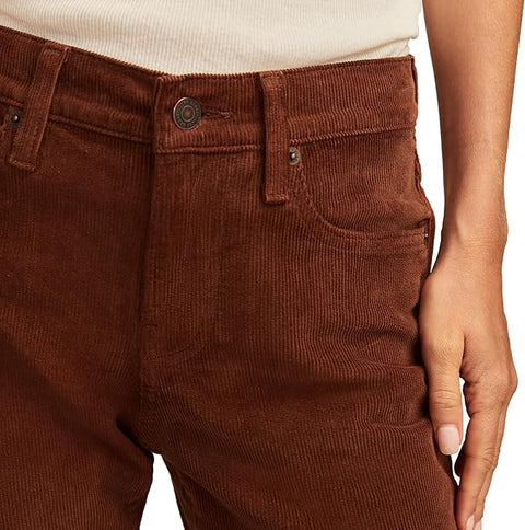 Lucky Brand  Women's Brown  high rise corduroy Stevie flare Pants| Lucky Brand  in Lebanon
